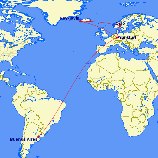 AEREOS INTERCONTINENTALES